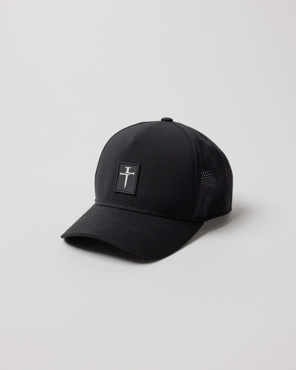 Perforated Hat - Black