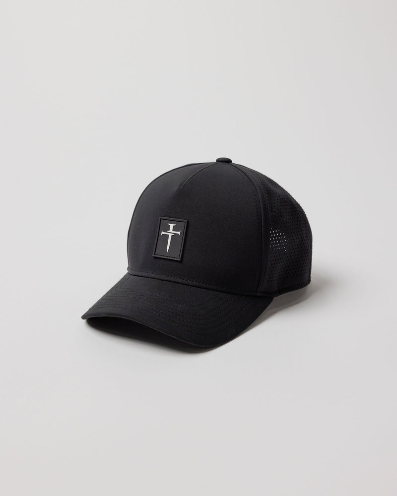 Perforated Hat - Black