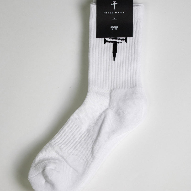 Performance Crew Socks (3 Pair) - White